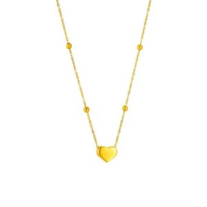 Heart-shaped Stainless Steel Pendant necklace for women (USNK001A)