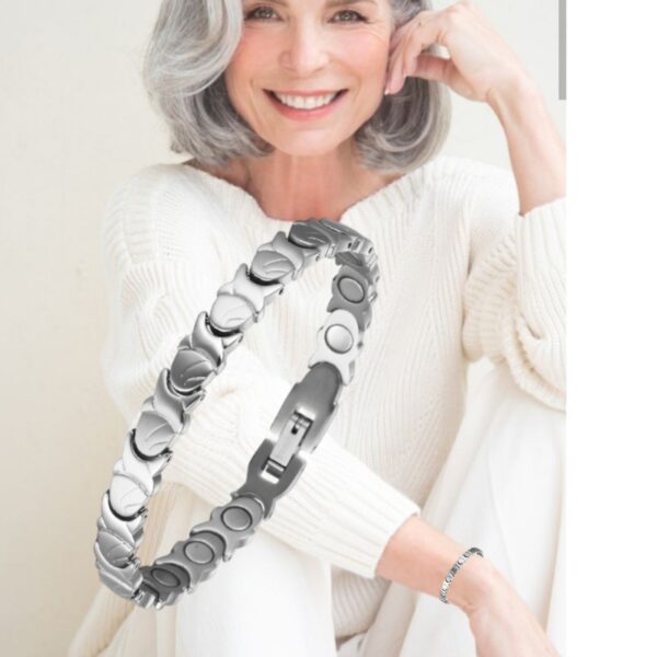 Ultra Strength Magnetic Therapy Bracelet Three Color Classic for women High Quality Titanium USMR008 - Image 3