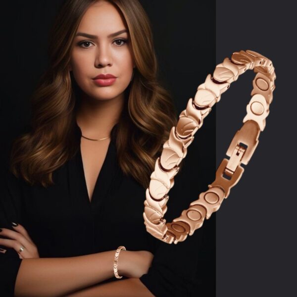 Ultra Strength Magnetic Therapy Bracelet Three Color Classic for women High Quality Titanium USMR008 - Image 15
