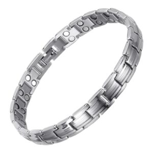Ultra Strength Magnetic Therapy Bracelet Three Color Classic for women stainless steel(USMR011B)
