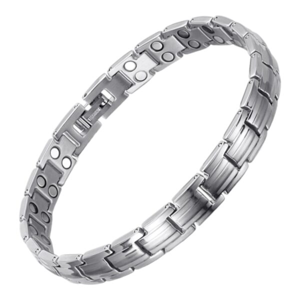 Ultra Strength Magnetic Therapy Bracelet Three Color Classic for women stainless steel(USMR011A) - Image 3