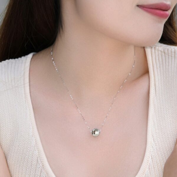 Heart-shaped Stainless Steel Pendant necklace for women (USNK003A) - Image 10