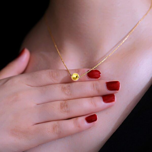 Heart-shaped Stainless Steel Pendant necklace for women (USNK003A) - Image 6
