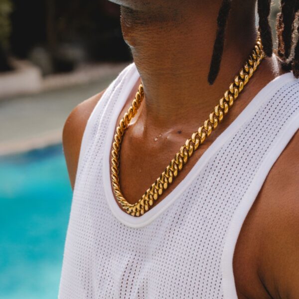 Rainsoe Brand Hip Hop Jewelry 12mm/Stainless steel Men's Necklaces(USNKA) - Image 13