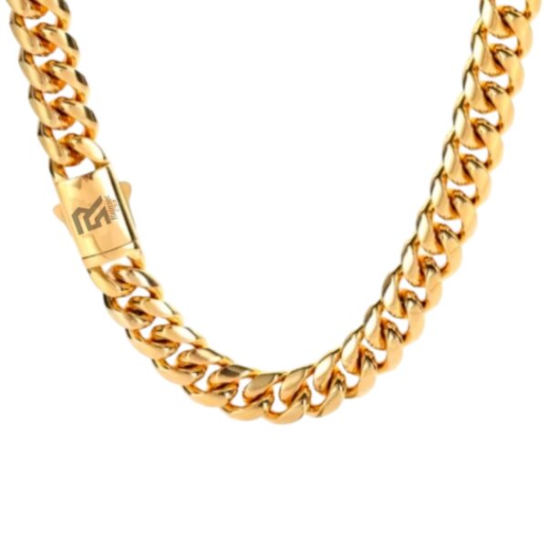 Rainsoe Brand Hip Hop Jewelry 12mm/Stainless steel Men's Necklaces(USNK) - Image 16