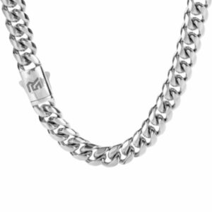 Rainsoe Brand Hip Hop Jewelry 12mm/Stainless steel Men's Necklaces(USNKD)