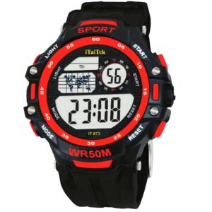 iTaiTek Luxury Digital Men Watches Sports Waterproof Electronic Mens (IT-873)