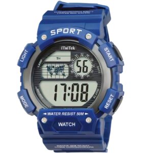 iTaiTek Luxury Digital Men Watches Sports Waterproof Electronic Mens (IT-890)Blue