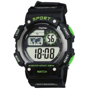 iTaiTek Luxury Digital Men Watches Sports Waterproof Electronic Mens (IT-890)GreenBlack