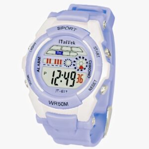 iTaiTek Luxury Digital KID Watches Sports Waterproof Electronic KIDS (IT-671)Purple