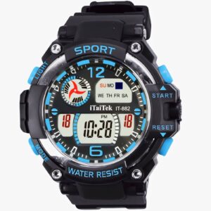 iTaiTek Luxury Digital Men Watches Sports Waterproof Electronic Mens (IT-882)