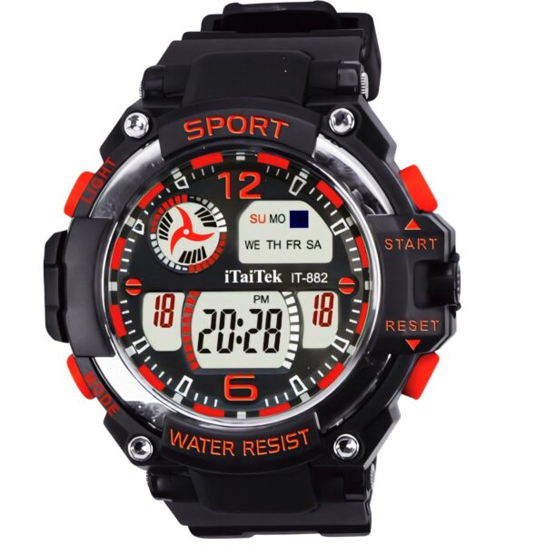 iTaiTek Luxury Digital Men Watches Sports Waterproof Electronic Mens (IT-882) - Image 3