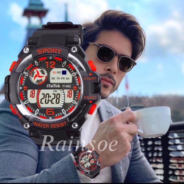 iTaiTek Luxury Digital Men Watches Sports Waterproof Electronic Mens (IT-882) - Image 7