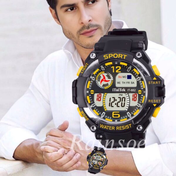 iTaiTek Luxury Digital Men Watches Sports Waterproof Electronic Mens (IT-882) - Image 8