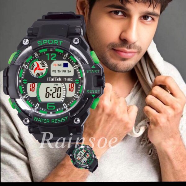 iTaiTek Luxury Digital Men Watches Sports Waterproof Electronic Mens (IT-882) - Image 9