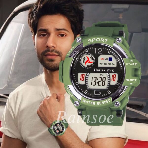 iTaiTek Luxury Digital Men Watches Sports Waterproof Electronic Mens (IT-882) - Image 12