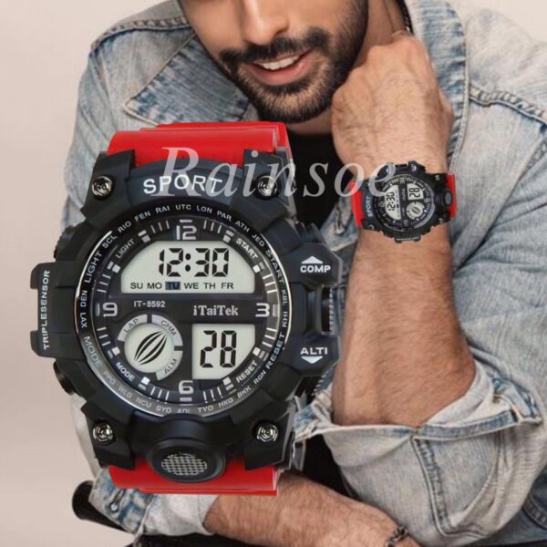 iTaiTek Luxury Digital Men Watches Sports Waterproof Electronic Mens (IT-8592) - Image 12