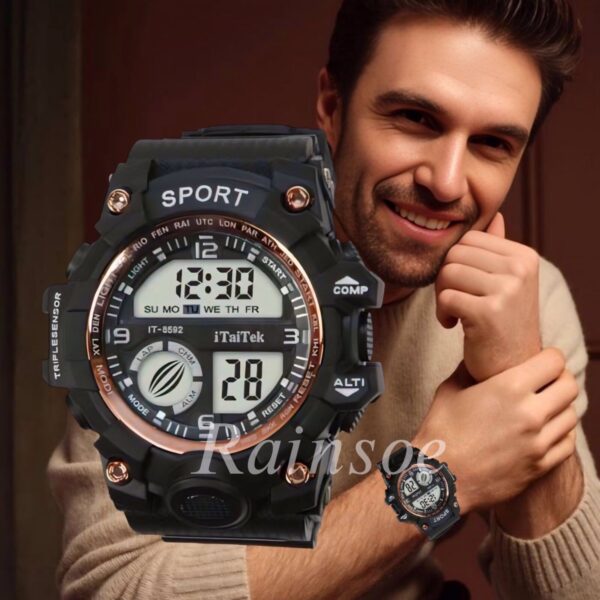 iTaiTek Luxury Digital Men Watches Sports Waterproof Electronic Mens (IT-8592) - Image 13