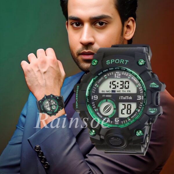 iTaiTek Luxury Digital Men Watches Sports Waterproof Electronic Mens (IT-8592) - Image 14