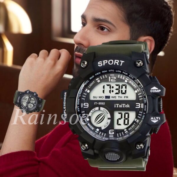 iTaiTek Luxury Digital Men Watches Sports Waterproof Electronic Mens (IT-8592) - Image 15