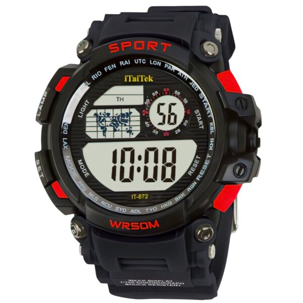 iTaiTek Luxury Digital Men Watches Sports Waterproof Electronic Mens (IT-872)Army Green Black - Image 3