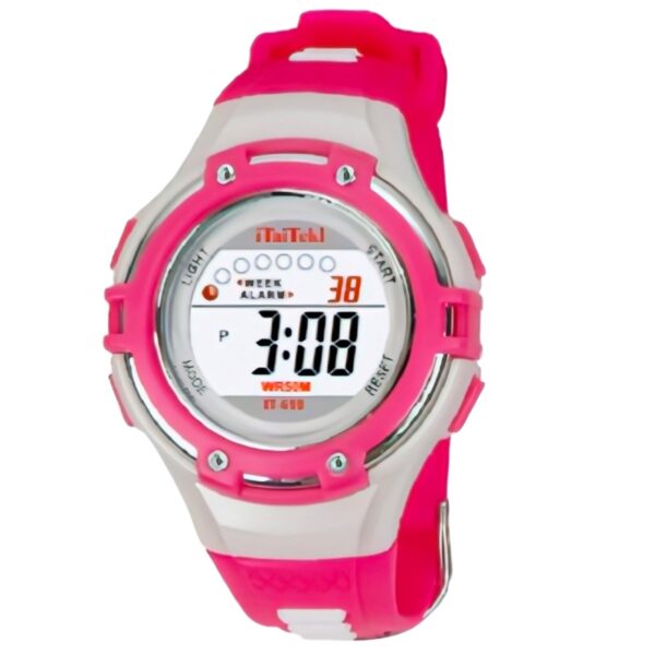 iTaiTek Luxury Digital KID Watches Sports Waterproof Electronic KIDS (IT-618) PINK