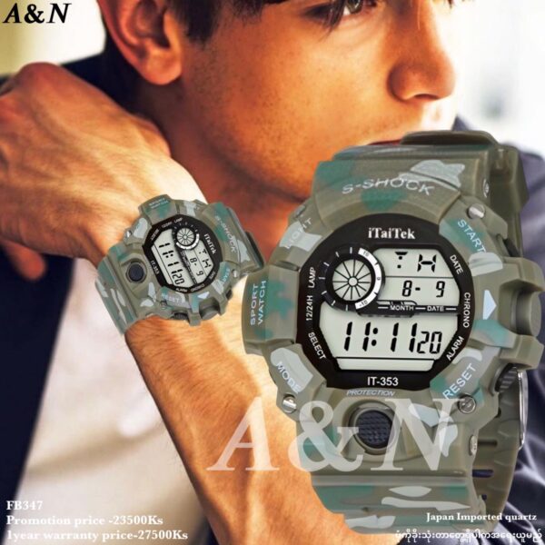 iTaiTek Luxury Digital Men Watches Sports Waterproof Electronic Mens (IT-353) RED - Image 7