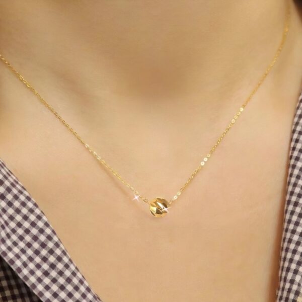Ball-shaped Stainless Steel Pendant necklace for women USNK005A - Image 11