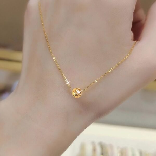 Ball-shaped Stainless Steel Pendant necklace for women USNK005A - Image 12
