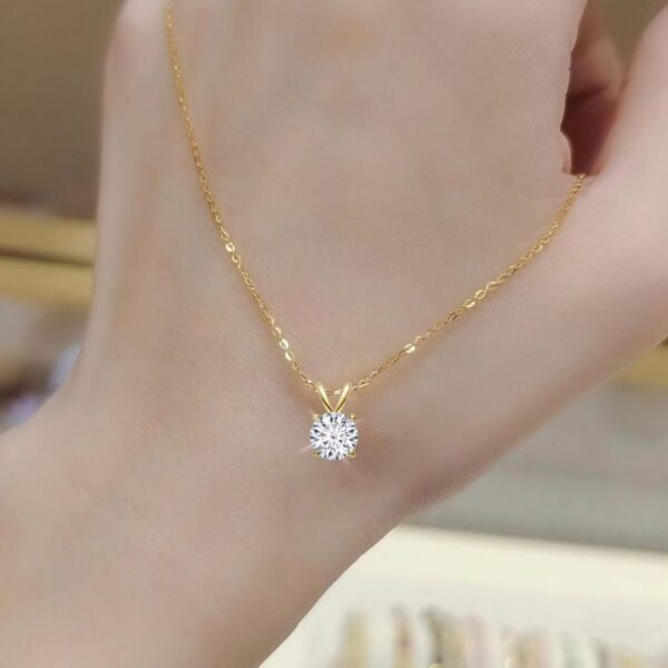 Ball-shaped Stainless Steel Pendant necklace for women USNK005A - Image 13
